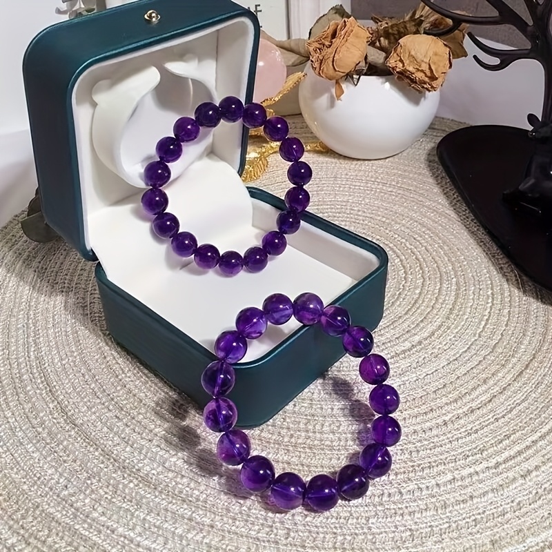 Amethyst Natural Crystal Bead Couple Fortune Gift